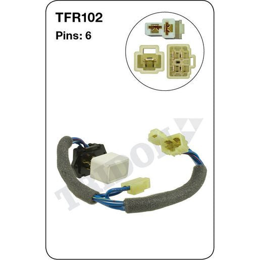 Tridon AC Blower Motor Resistor TFR102