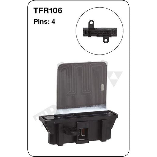 Tridon AC Blower Motor Resistor TFR106