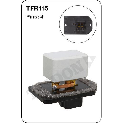 Tridon AC Blower Motor Resistor TFR115