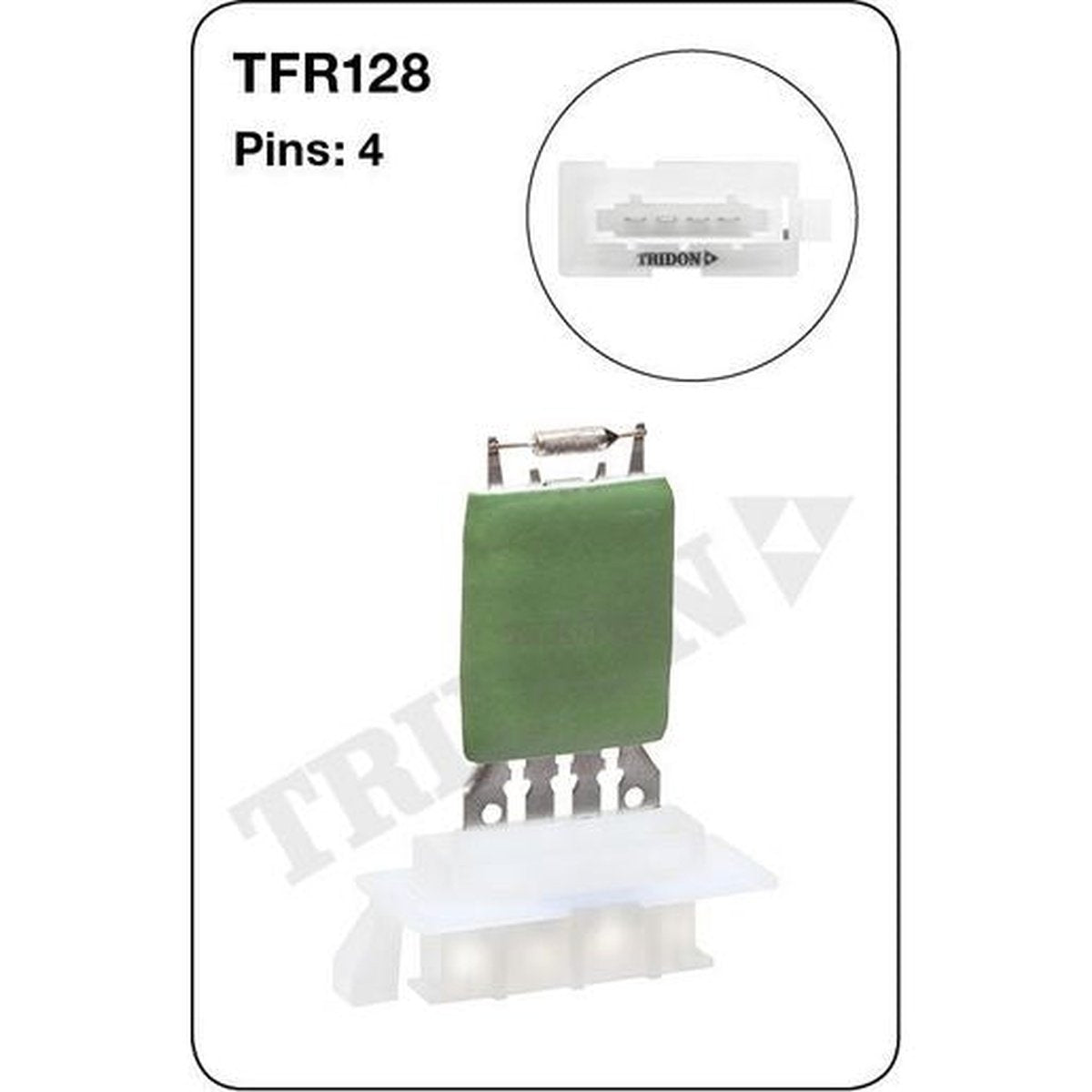 Tridon AC Blower Motor Resistor TFR128
