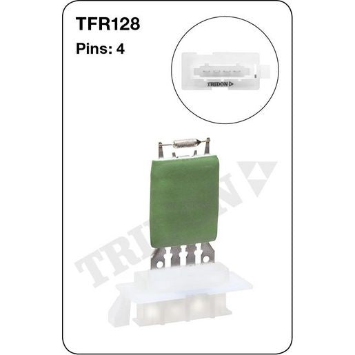 Tridon AC Blower Motor Resistor TFR128