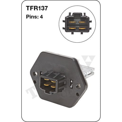 Tridon AC Blower Motor Resistor TFR137