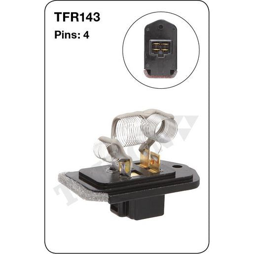 Tridon AC Blower Motor Resistor TFR143