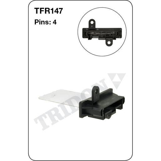 Tridon AC Blower Motor Resistor TFR147