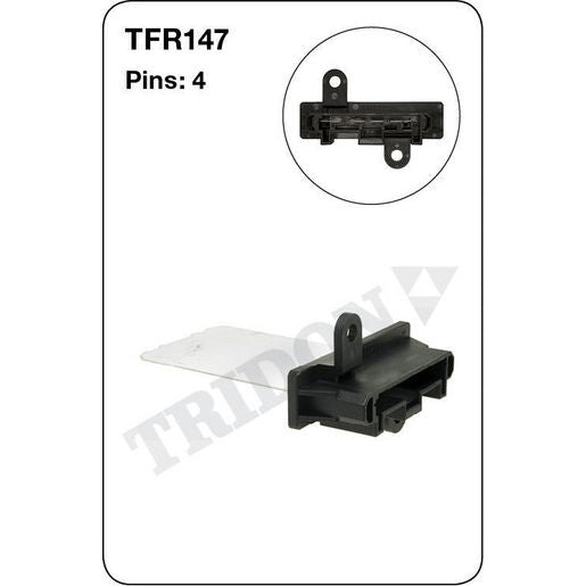 Tridon AC Blower Motor Resistor TFR147