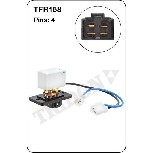Tridon AC Blower Motor Resistor TFR158