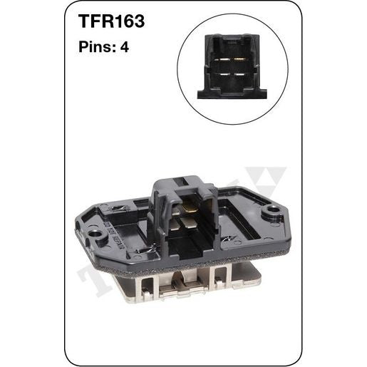Tridon AC Blower Motor Resistor TFR163