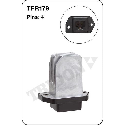 Tridon AC Blower Motor Resistor TFR179