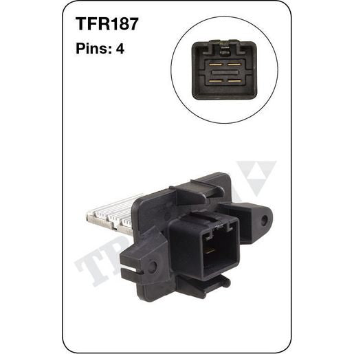 Tridon AC Blower Motor Resistor TFR187