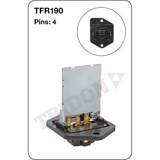 Tridon AC Blower Motor Resistor TFR190