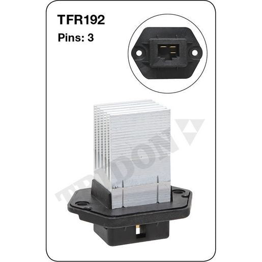 Tridon AC Blower Motor Resistor TFR192