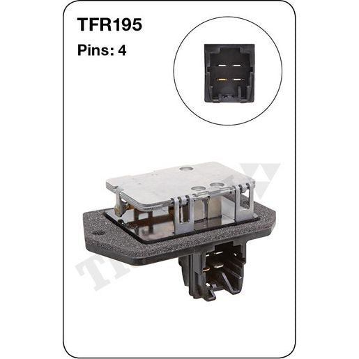 Tridon AC Blower Motor Resistor TFR195