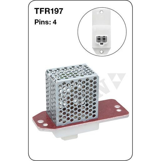 Tridon AC Blower Motor Resistor TFR197
