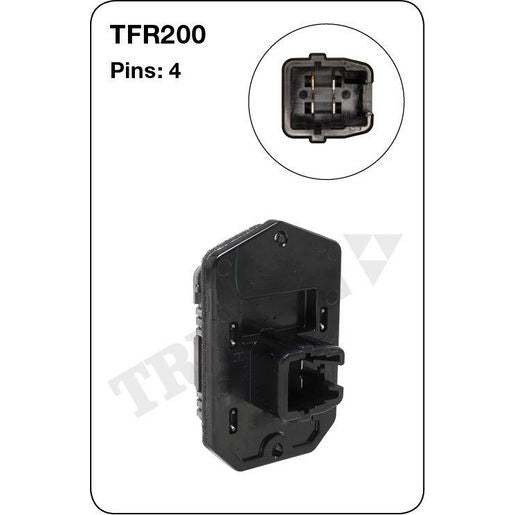 Tridon AC Blower Motor Resistor TFR200