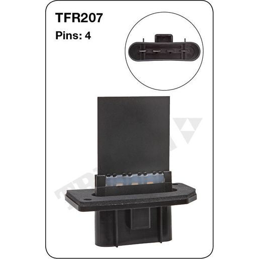 Tridon AC Blower Motor Resistor TFR207