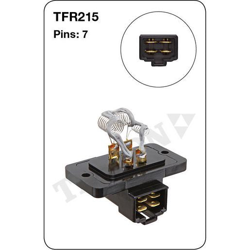 Tridon AC Blower Motor Resistor TFR215