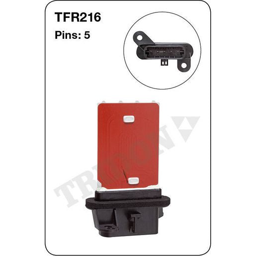 Tridon AC Blower Motor Resistor TFR216