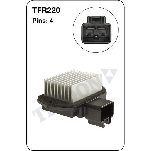 Tridon AC Blower Motor Resistor TFR220