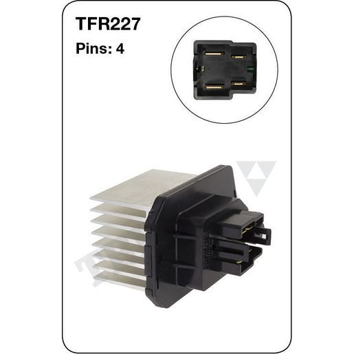 Tridon AC Blower Motor Resistor TFR227