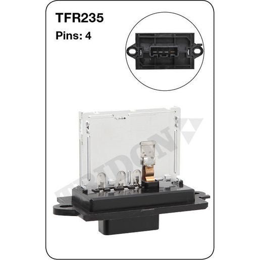 Tridon AC Blower Motor Resistor TFR235