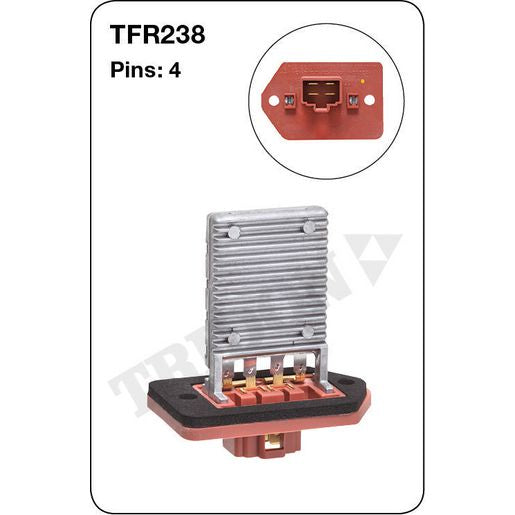 Tridon AC Blower Motor Resistor TFR238