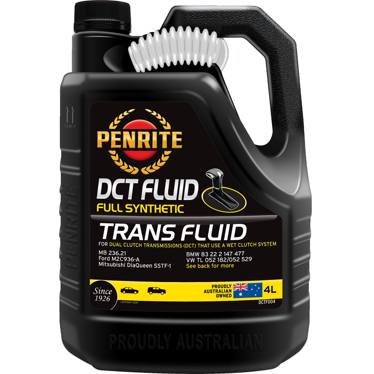 Penrite DCT Fluid Dual Clutch Transmission Fluid 4L DCTF004