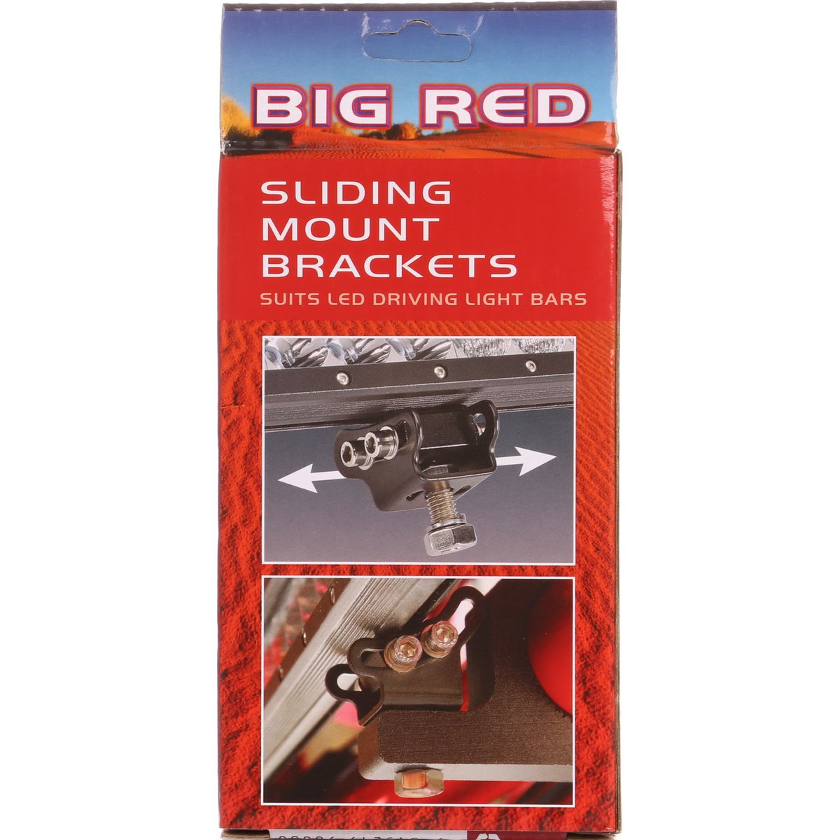 Big Red Driving Light Bracket Double Row BR9080