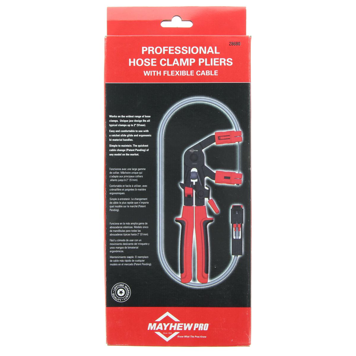Mayhew Mayhew Collier Hose Clamp F-Style Pliers 28680-MHW