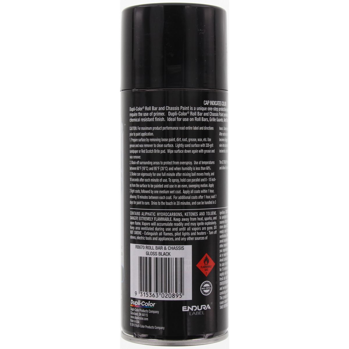 Dupli-Colour Paint 312g Gloss Black RB670