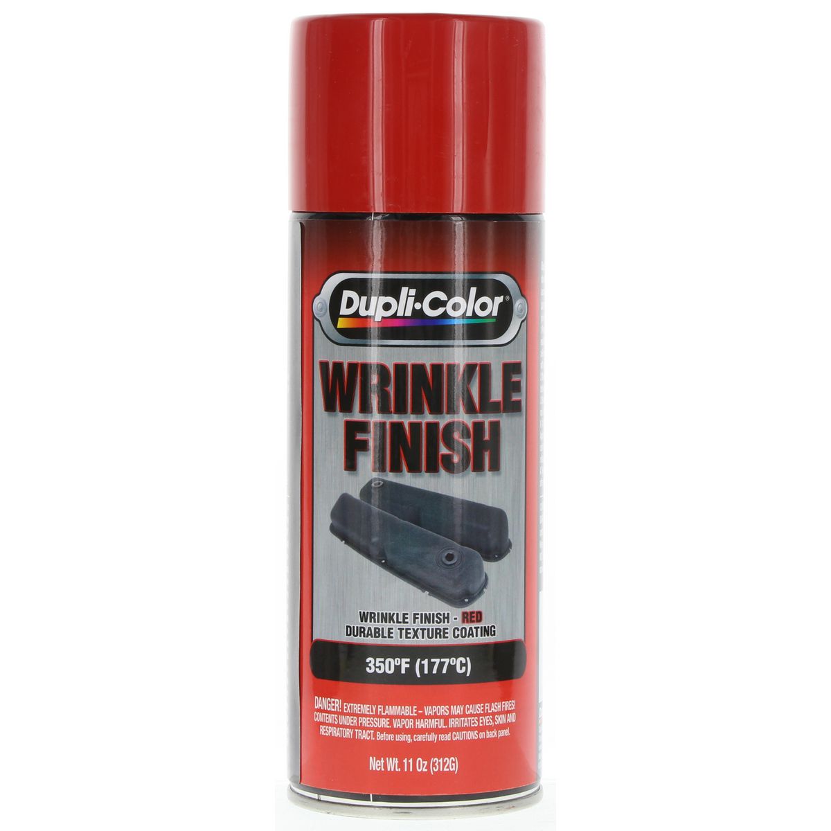 Dupli-Color Wrinkle Finish Aerosol Spray Paint Red 312g WF204