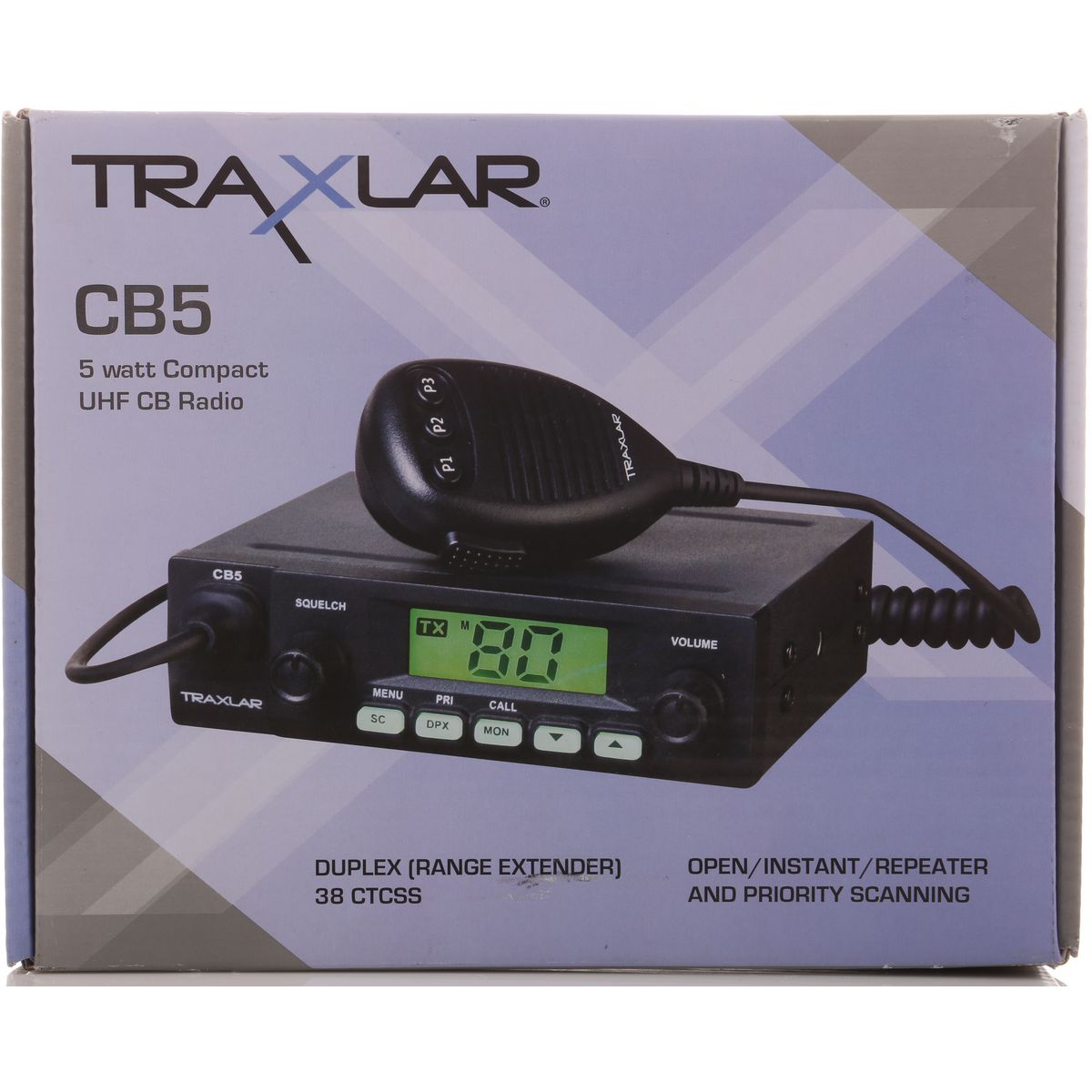 Traxlr Traxlar Uhf Cb Radio - 5W CB5