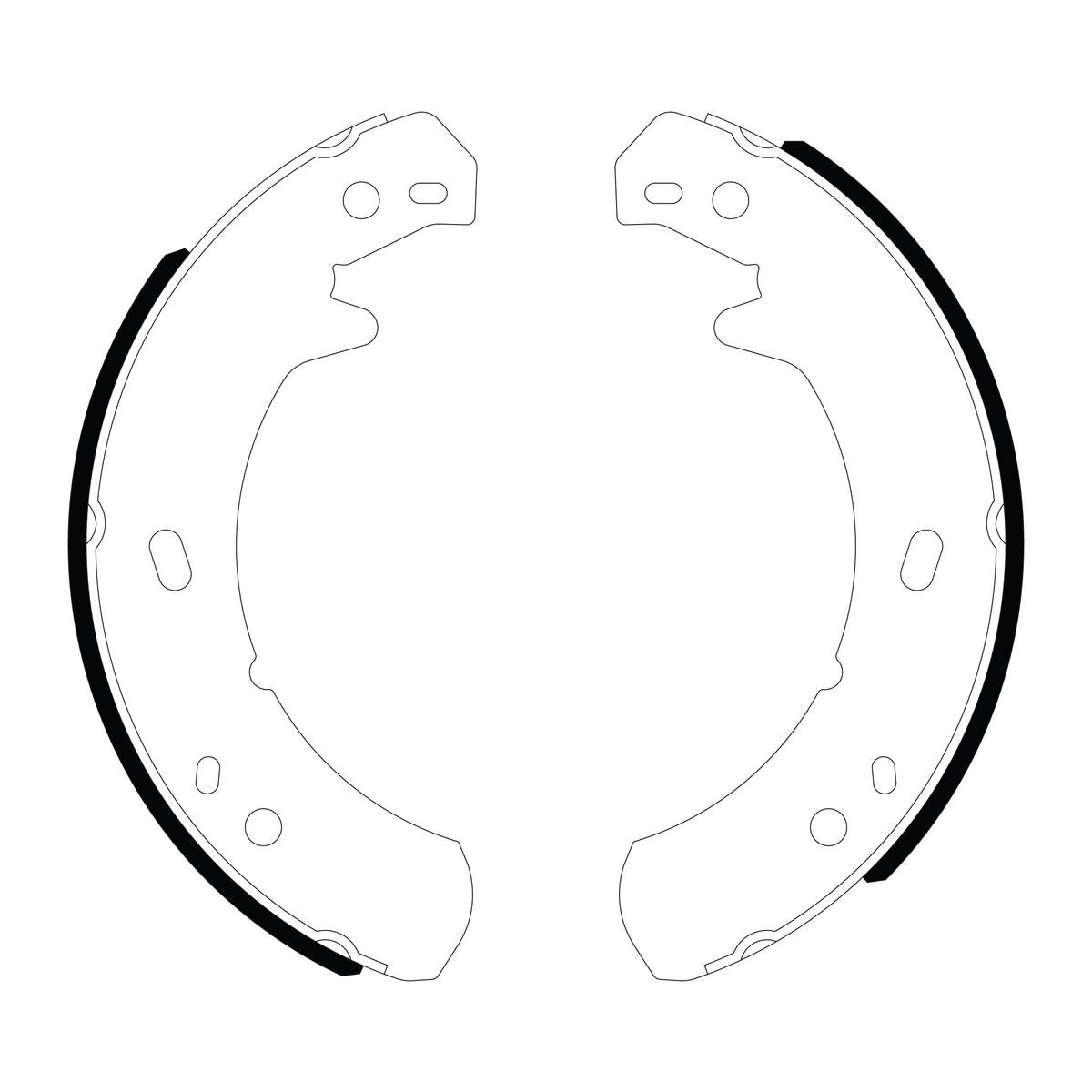 Bendix Brake Shoe Set BS5102