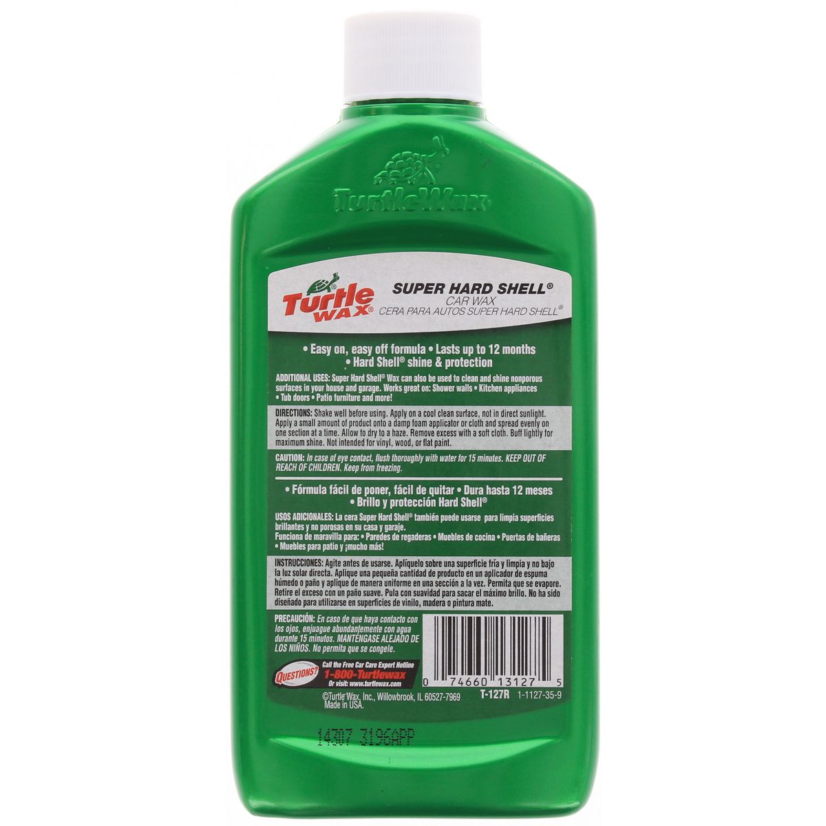 Turtle Wax Super Hard Shell Liquid Wax 296Ml T127R
