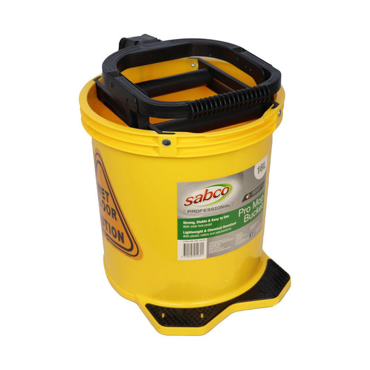 Sabco 16ltr Pro Mop Bucket Yellow SABC-1999