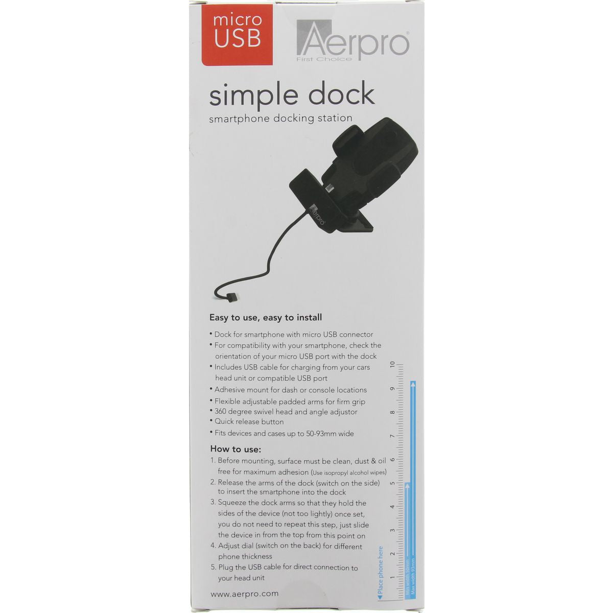 Aerpro Charging Dock Car Phone Holder APH490