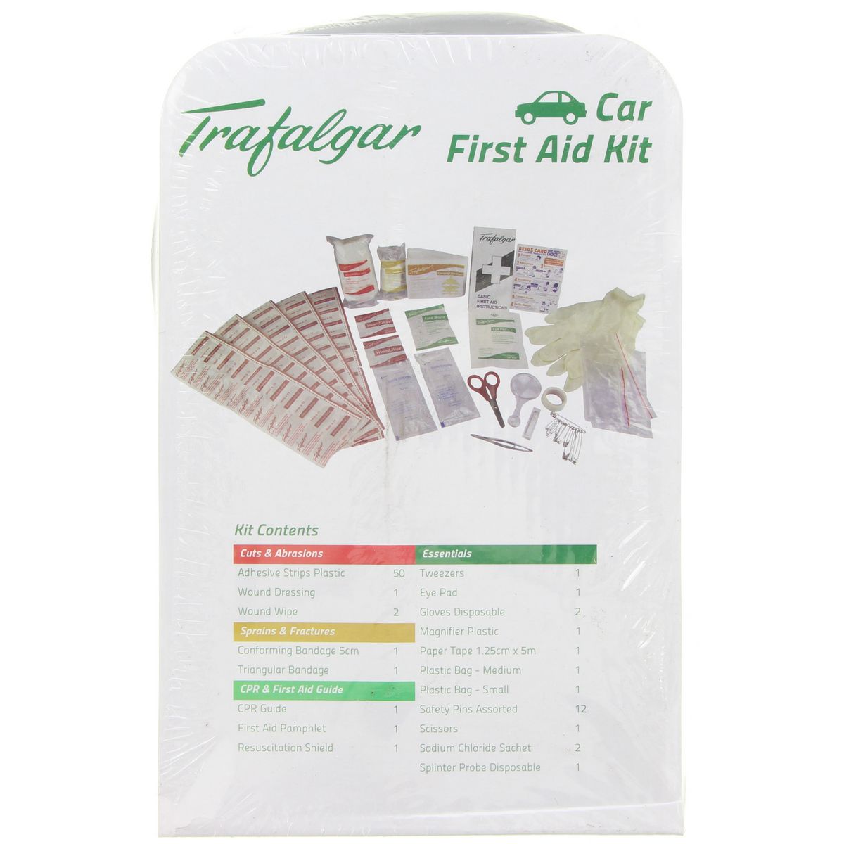 Trafalgar First Aid Kit 80Pc - Black 101882