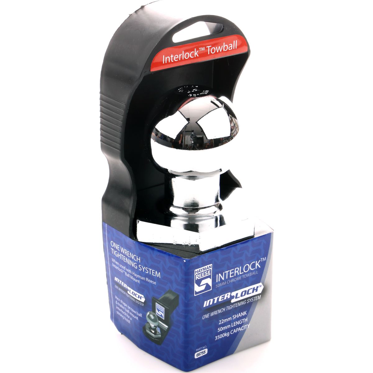 Hayman Reese 05755 - Tow Ball 50mm Interlock Chrome