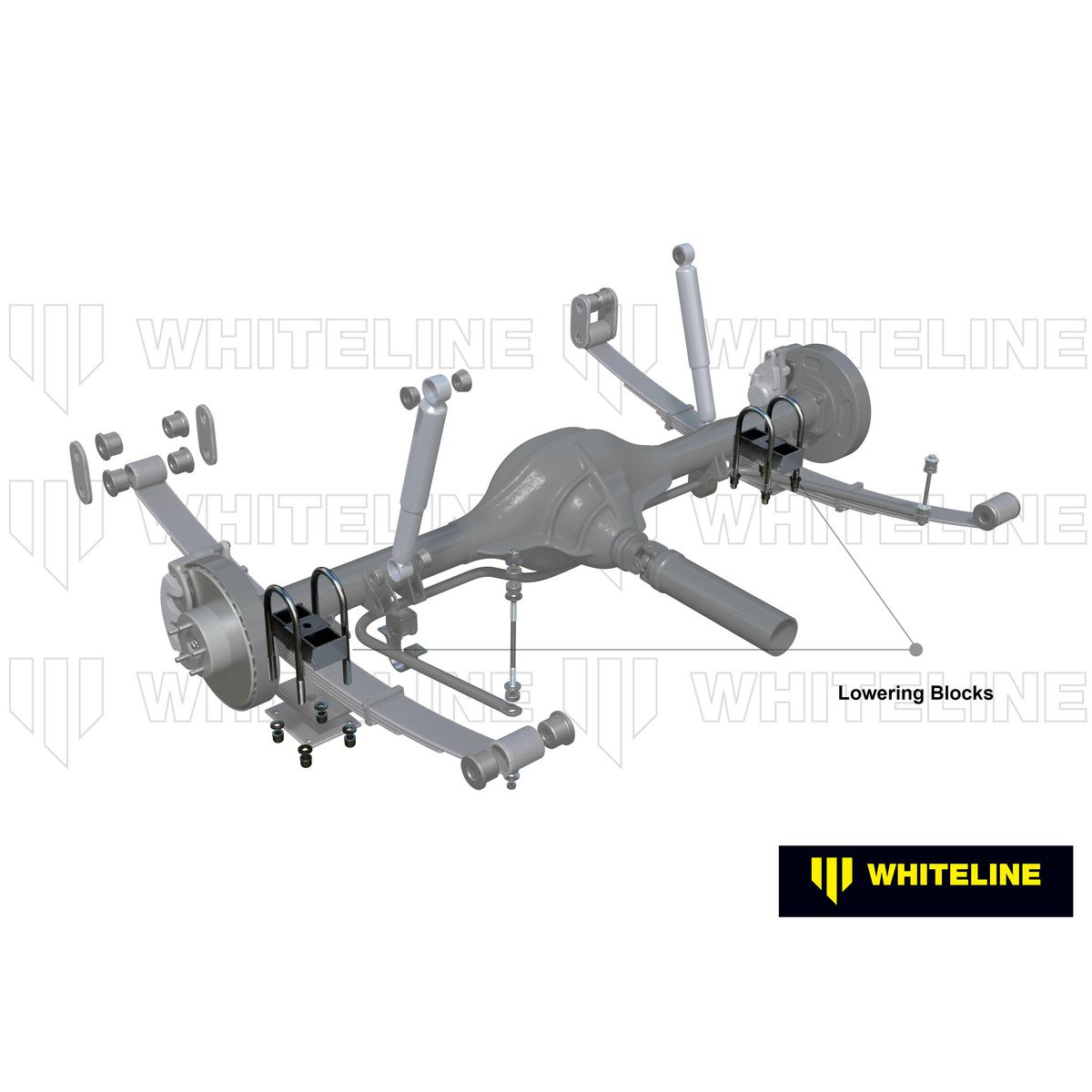Whiteline KLB109-25 Lowering Blocks 2.5