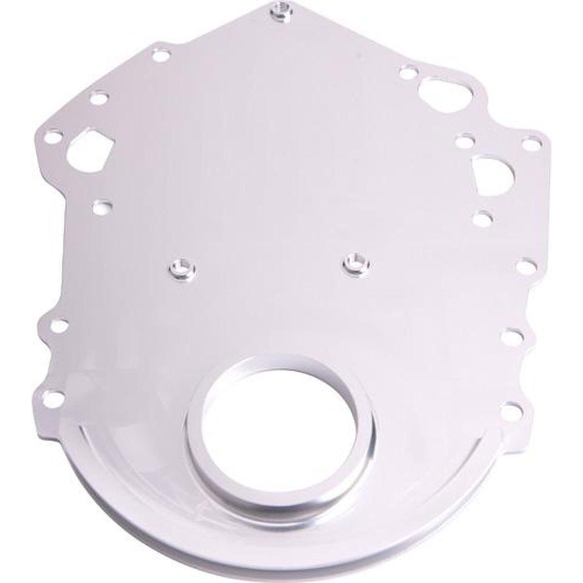 Aeroflow AF64-2019S Billet Timing Cover Fits 302 351C Silver