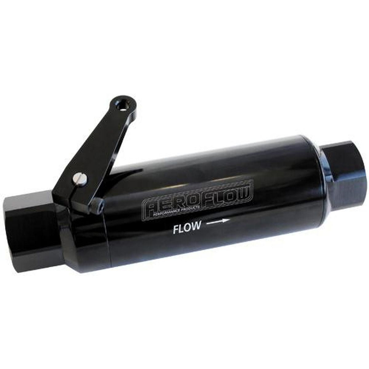 Aeroflow AF66-2051BLK -12ORB Inline Filter With Ballvalve 60 Micron