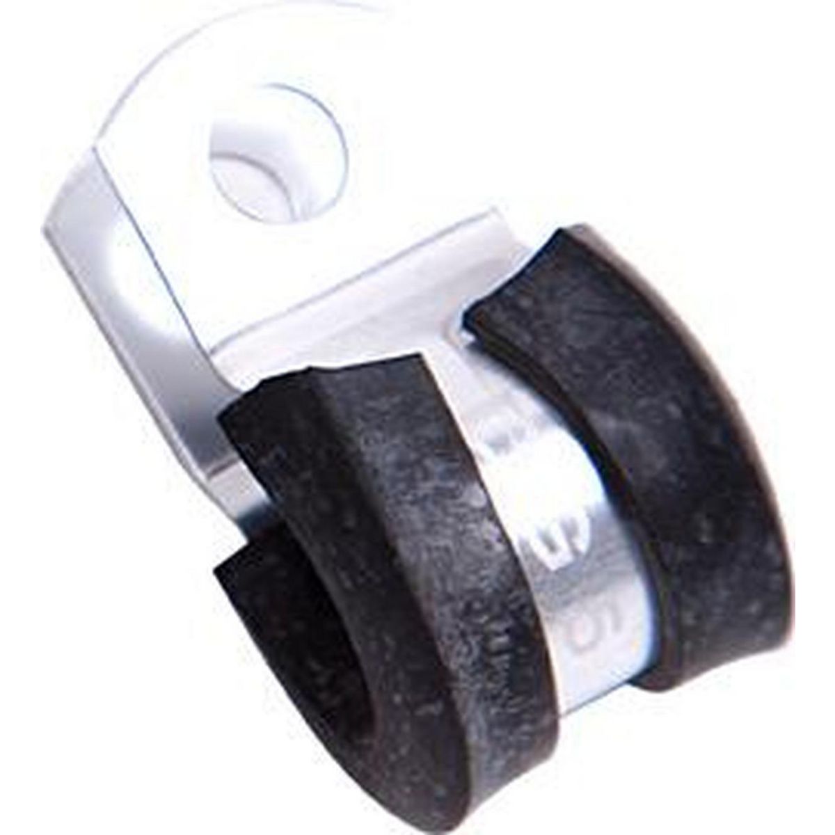 Aeroflow AF158-10S Cushioned P Clamps -10AN 5Pk Silver 15.8mm ID or 5/8" ID