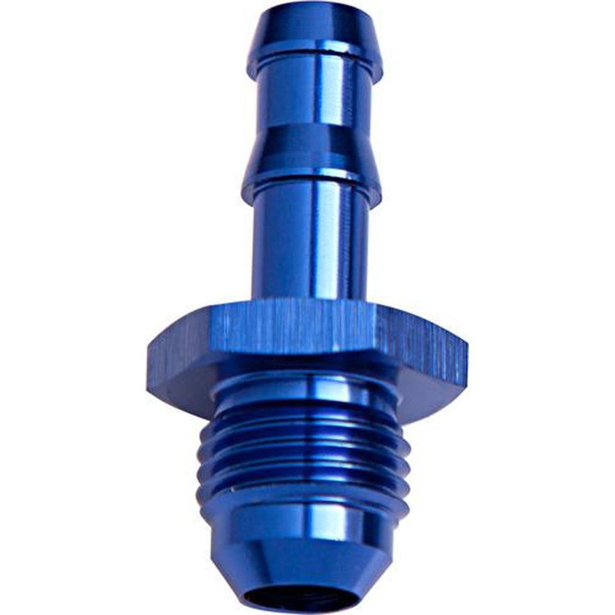 Aeroflow AF817-06 3/8" Barb To -6AN Adapter Blue Male