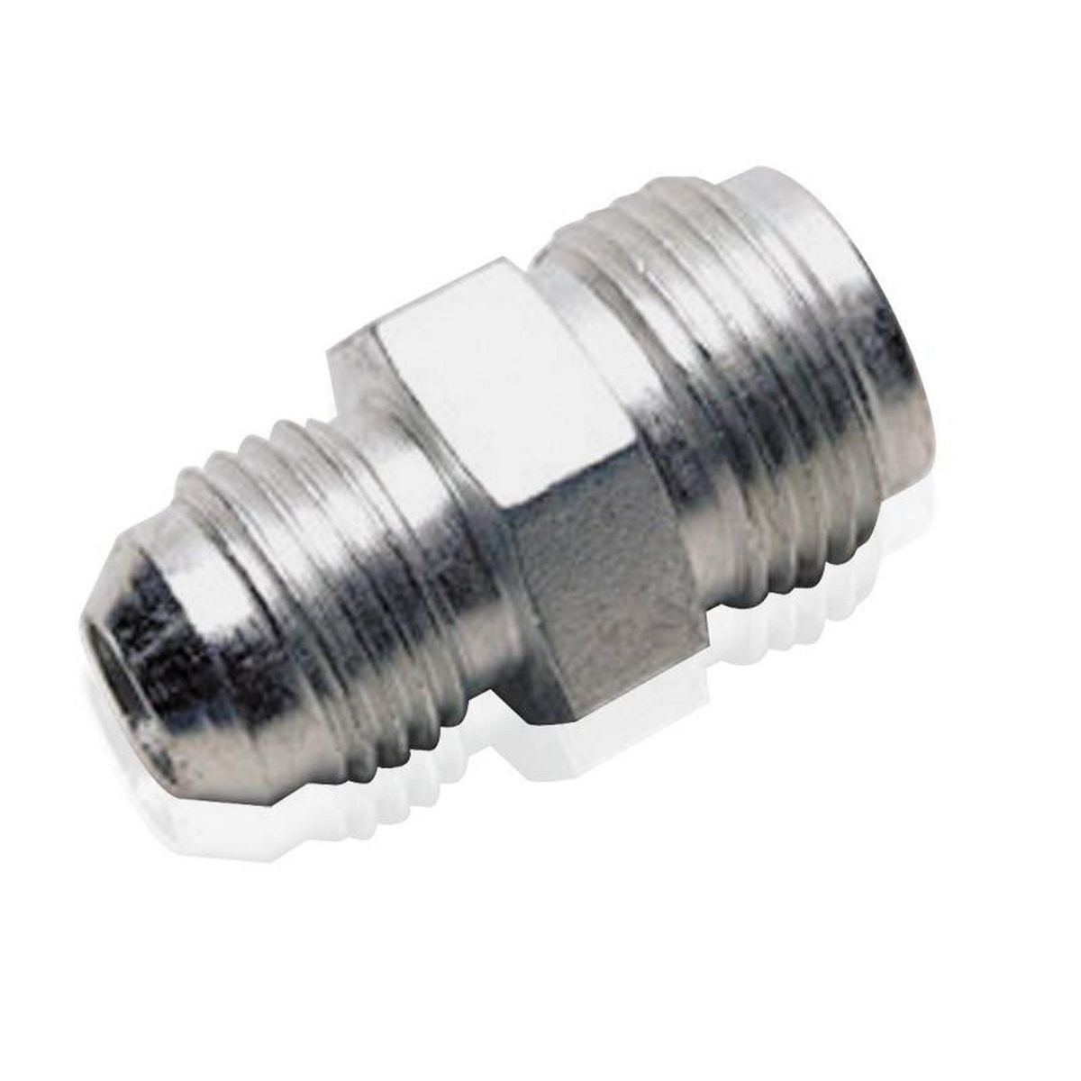 Aeroflow AF355-06SS Power Steer Fitting 11/16" -18 To -6AN Inverted Seat Adapter