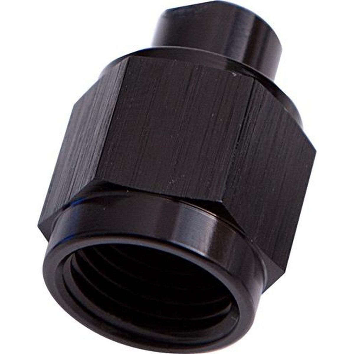 Aeroflow AF820-06BLK Flare Cap Female -6AN Black -6AN Female Blank Off