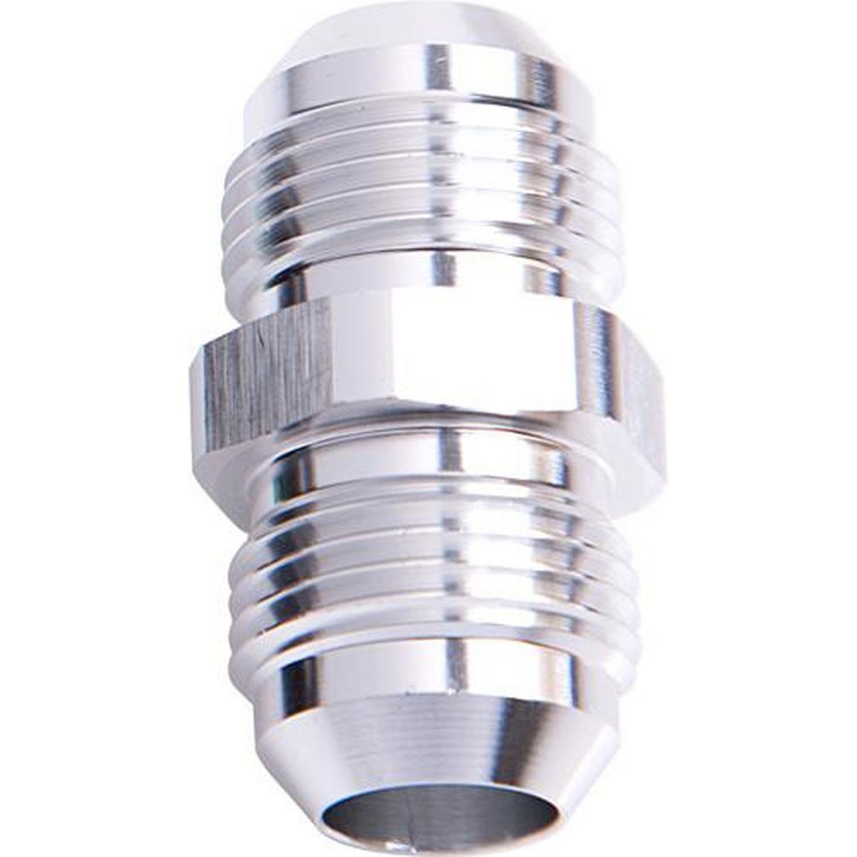 Aeroflow AF815-08S Male Flare Union Silver -8AN To -8AN Straight