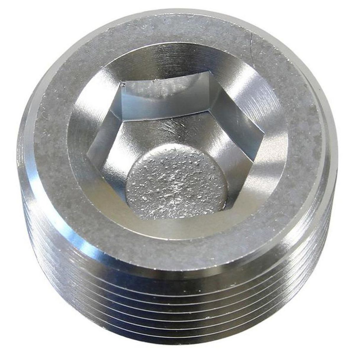 Aeroflow AF932-08S Npt Plug 1/2" Silver 1/2" Npt