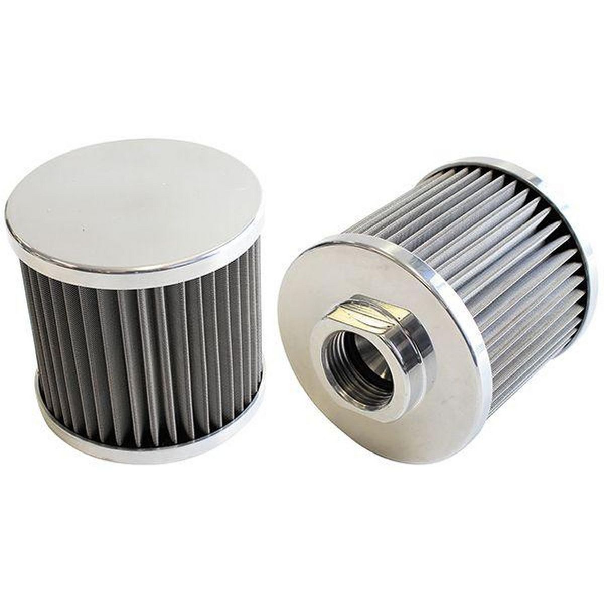 Aeroflow AF77-2001 -12AN S/S Billet Breather With Female -12AN Re-Usable