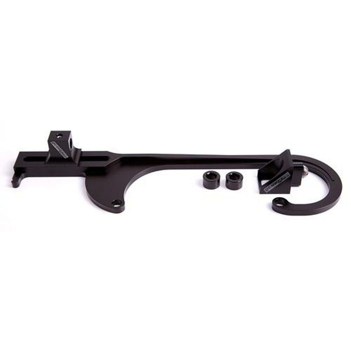 Aeroflow AF64-2026BLK Billet Throttle Cable Bracket Black Suits 4150 Style Carbs