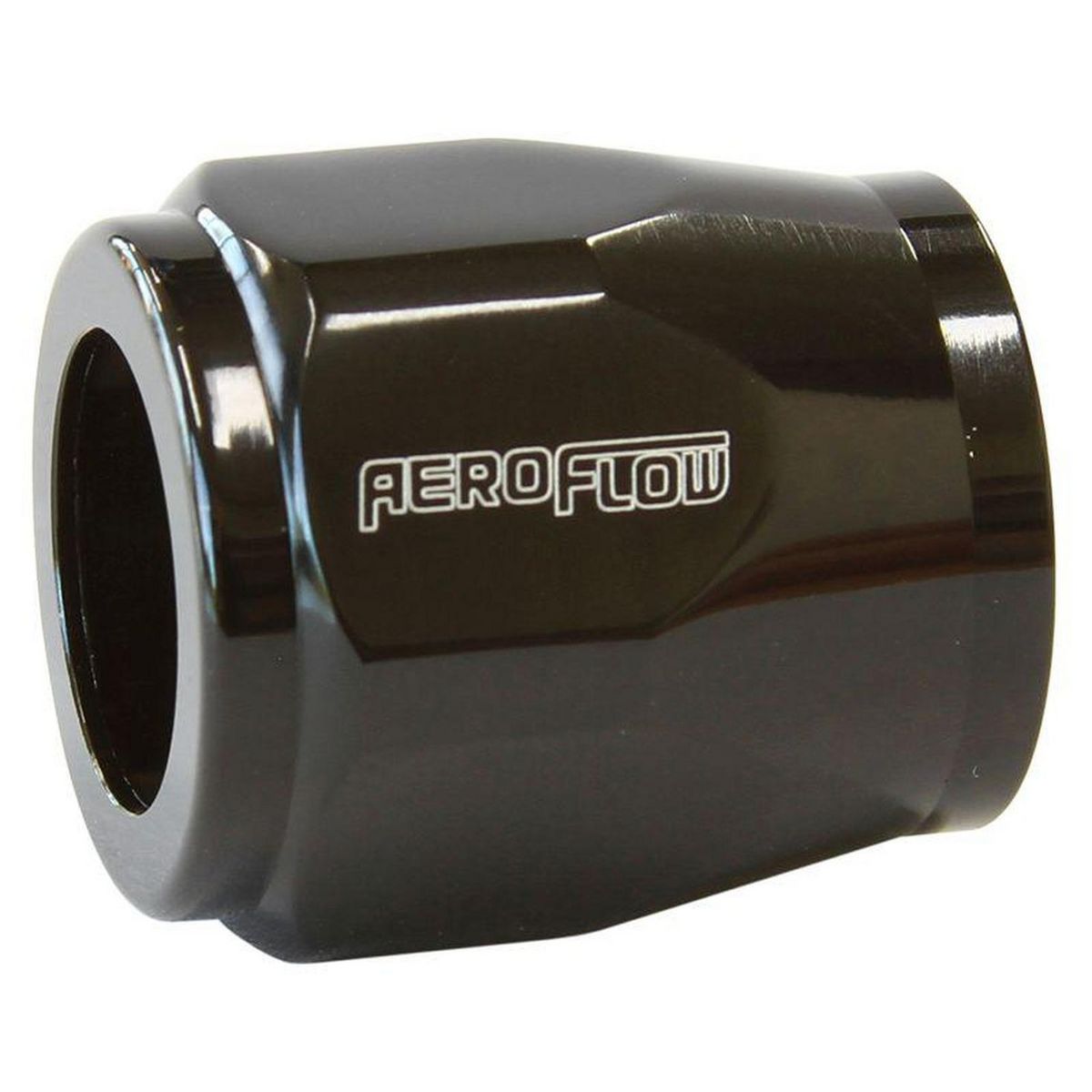 Aeroflow AF150-12BLK Hex Hose Finisher 24.95mm ID Black 31/32" ID Clamp