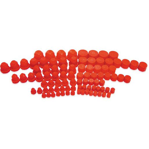Aeroflow AF98-2025 Plastic Dust Cap & Plug 96Pce Assorted Sizes -3AN To -20an